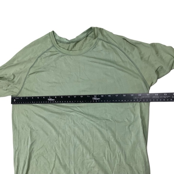 Lululemon Metal Vent Tech Short Sleeve Tee Sz Large Mint Green - Picture 3 of 8